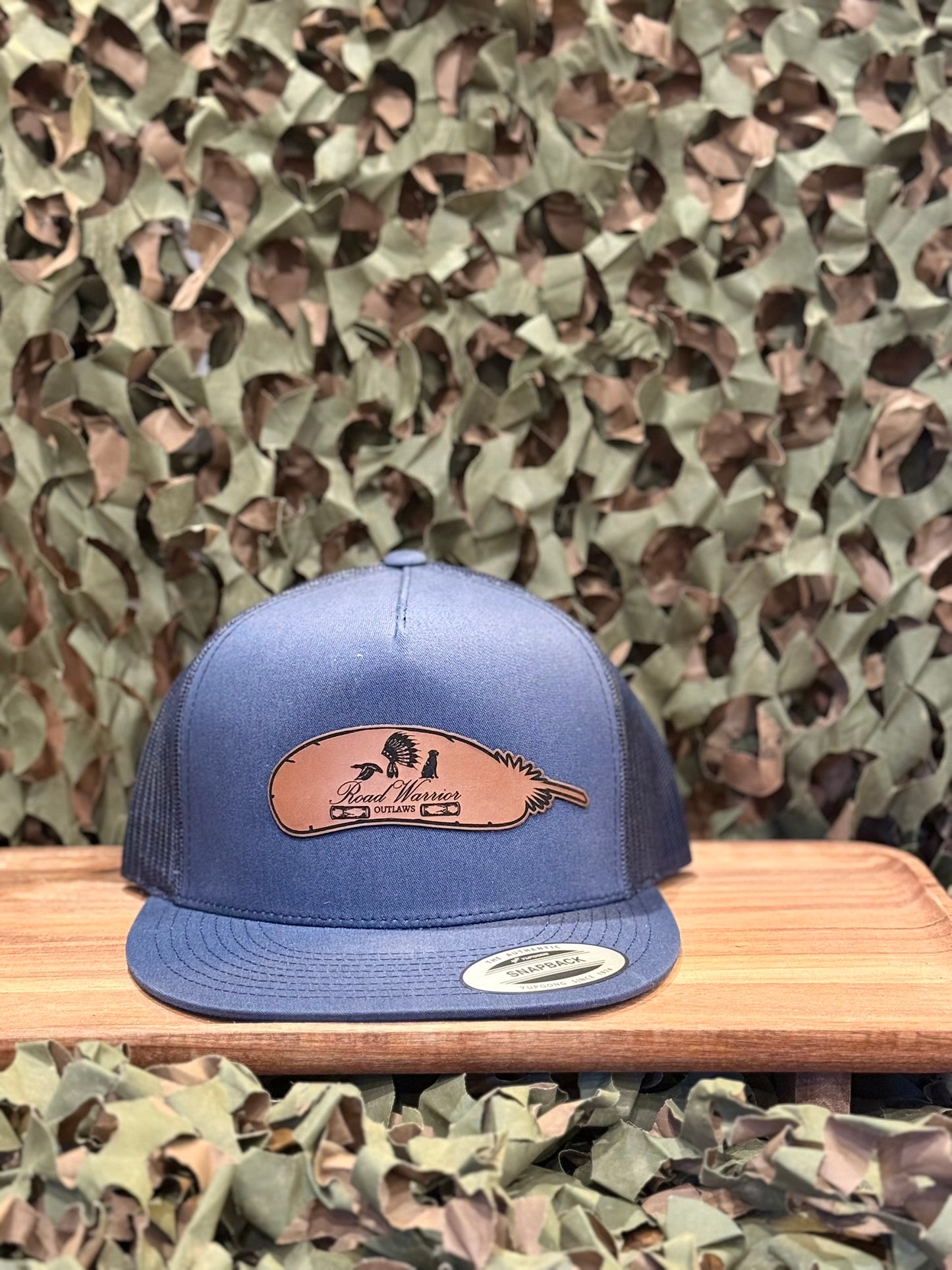 Navy Trucker Style Cap
