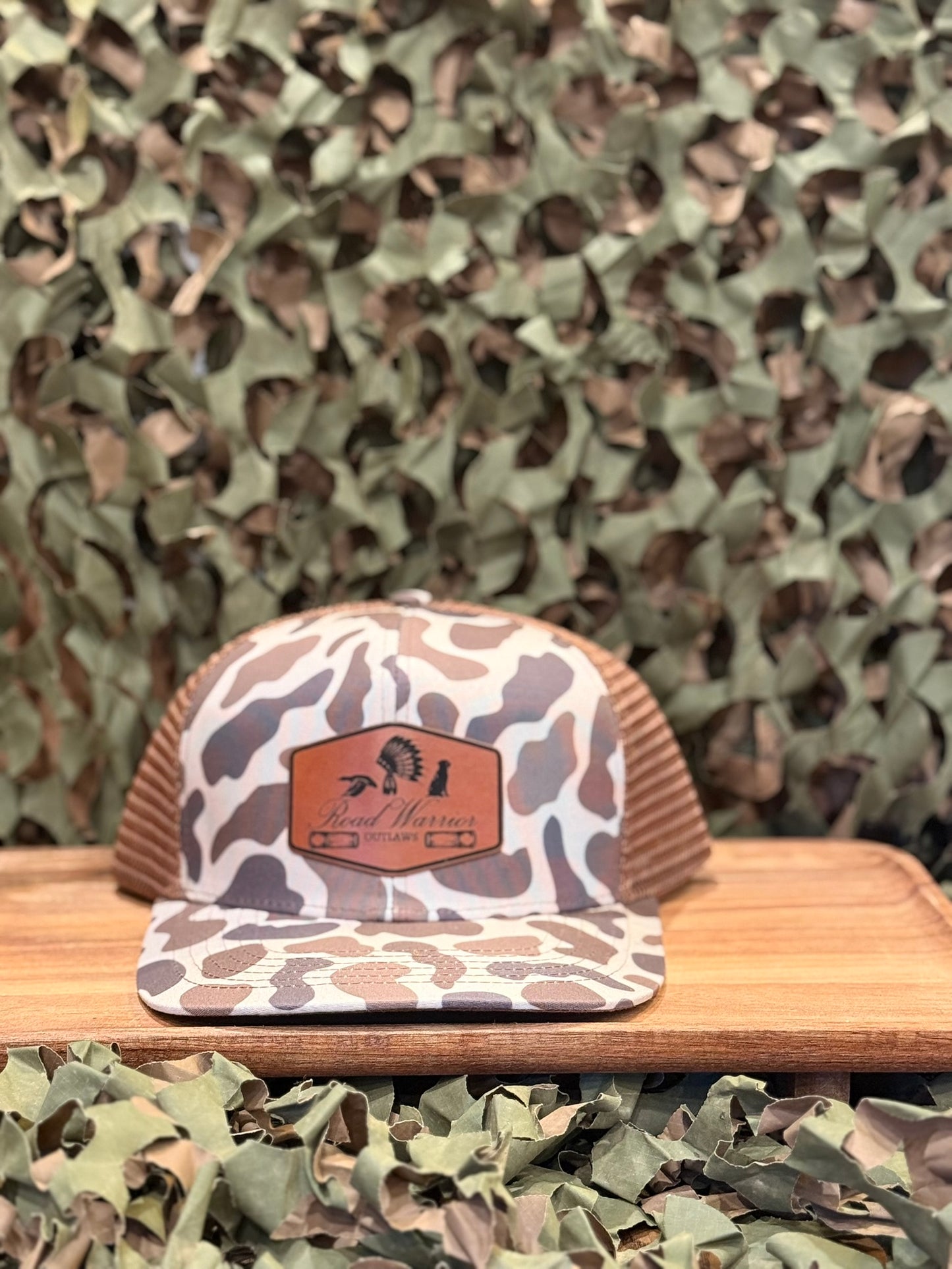 Brown Duck Camo RWO Cap