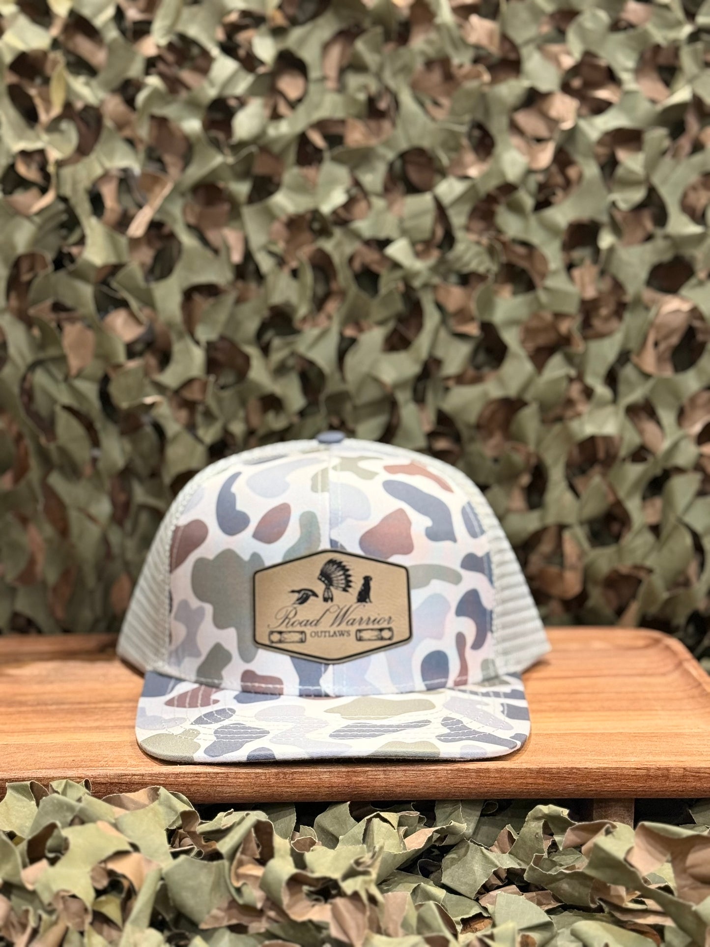Light Duck Trucker Camo RWO Cap
